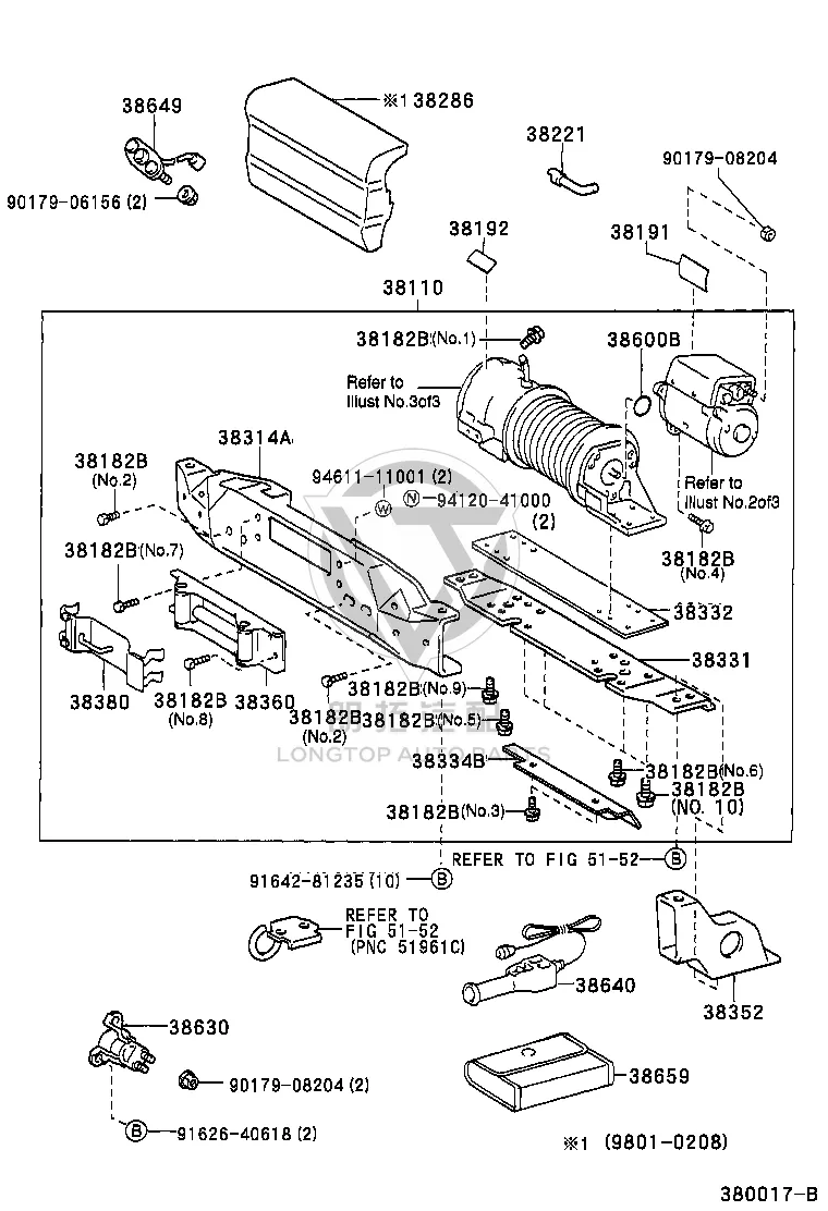 No.1 Electromagnetic Switch Assembly 38630-60160 for Toyota Land Cruiser