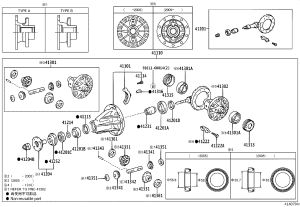 Rear Axle Differential Bearing 90366-50007 for Toyota 4RUNNER
