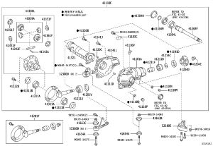 Nut 90178-14016 for Toyota Land Cruiser