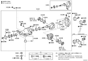Bolt No. 2 (For Rear Differential Case Assembly) 90110-14006 for Toyota MARK X