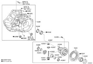 Differential Side Gear 41331-32010 for Toyota Auris