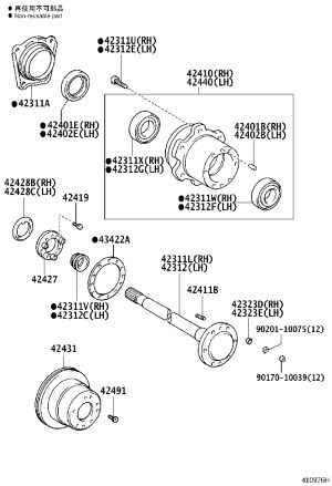 Plate Washer 90201-10075 for Toyota Coaster, Land Cruiser 100 & Land Cruiser