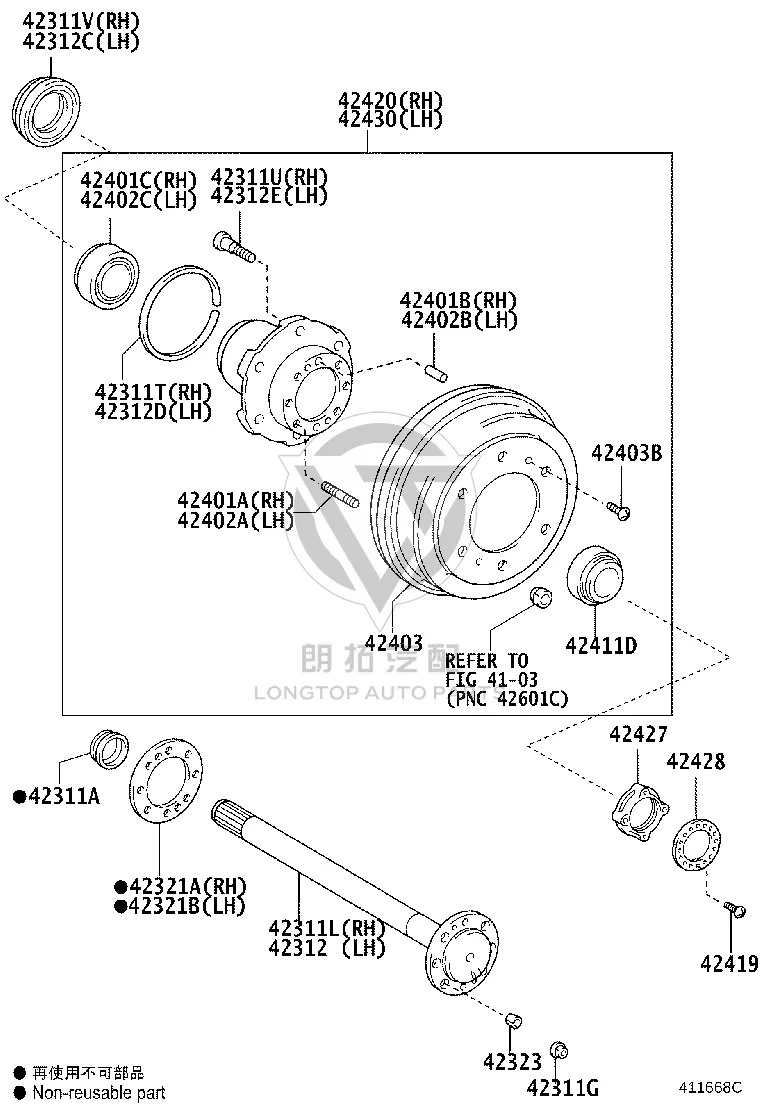 Wheel Bolt 90942-02072 for Toyota Coaster