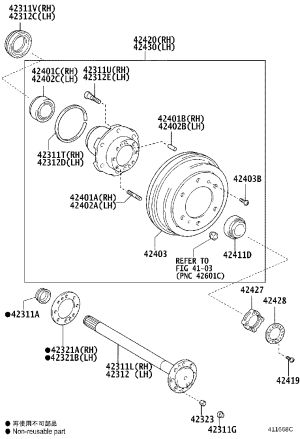 Wheel Bolt 90942-02072 for Toyota Coaster