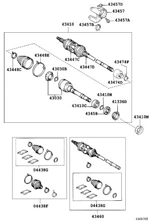 Card Holder 42345-07010 for Toyota Avalon