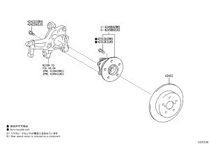 Rear Wheel Hub Bearing 42450-76030 for Lexus UX