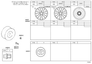 Hubcap 42603-0E030 for Toyota E’Z