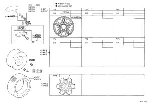 Wheel Hub Cover 42603-60520 for Lexus GX470