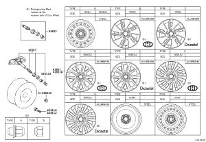 Steel Ring 42611-02P60 for Toyota Corolla