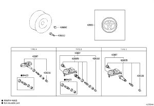 Tire Pressure Sensor 42607-0R030 for Toyota BZ4X