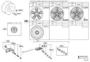 Tire Pressure Sensor 426070-E040 for Toyota Sienna