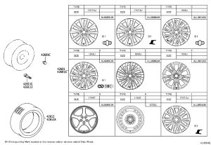 Spare Tire Rim 42611-33G20 for Lexus ES