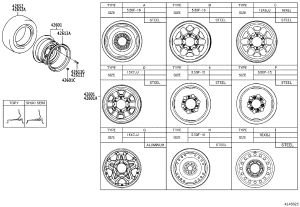 Wheel Nut 90942-01103 for Toyota Land Cruiser