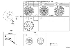Wheel Rim 42611-V2061 for Toyota Alphard