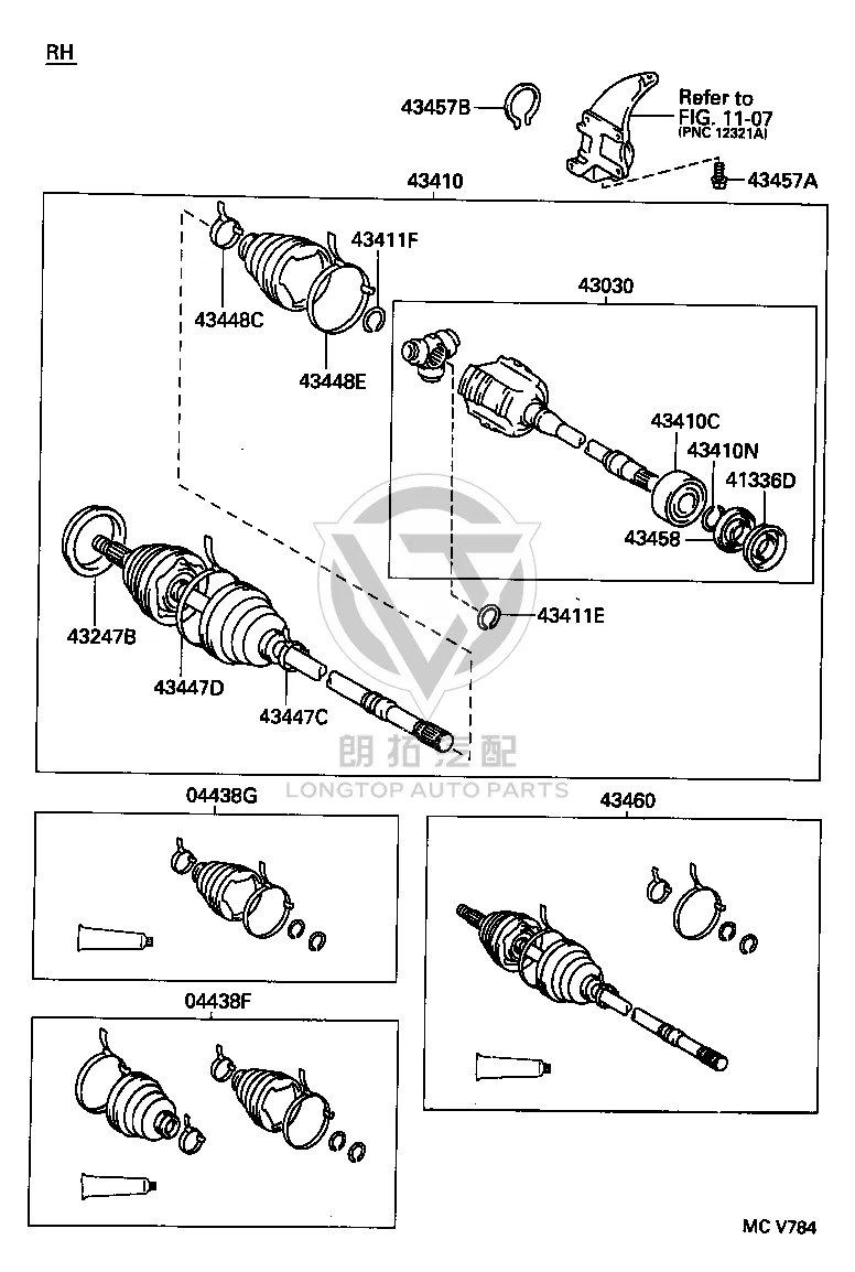 Card Holder 90080-46173 for Toyota Avalon