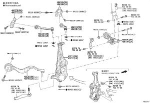 2# Right Front Suspension Upper Arm Assembly 48610-19055 for Toyota Crown
