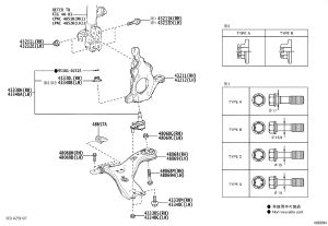 Front Lower Arm 48068-42070 for Toyota ALPHARD