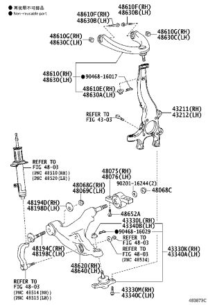 Nut 90179-14069 for Toyota 4RUNNER