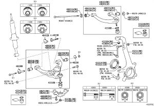 Front Lower Control Arm Left 48069-60010 for Toyota 4RUNNER