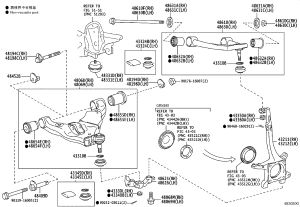 Front Knuckle Left 43212-60240 for Toyota 4RUNNER