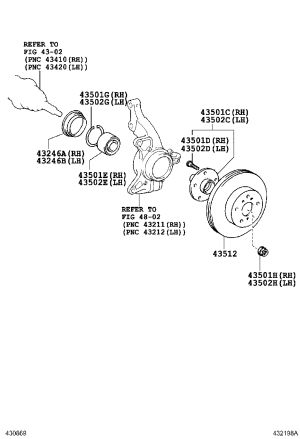 Front Wheel Bearing Right 90363-C0002 for Toyota Camry