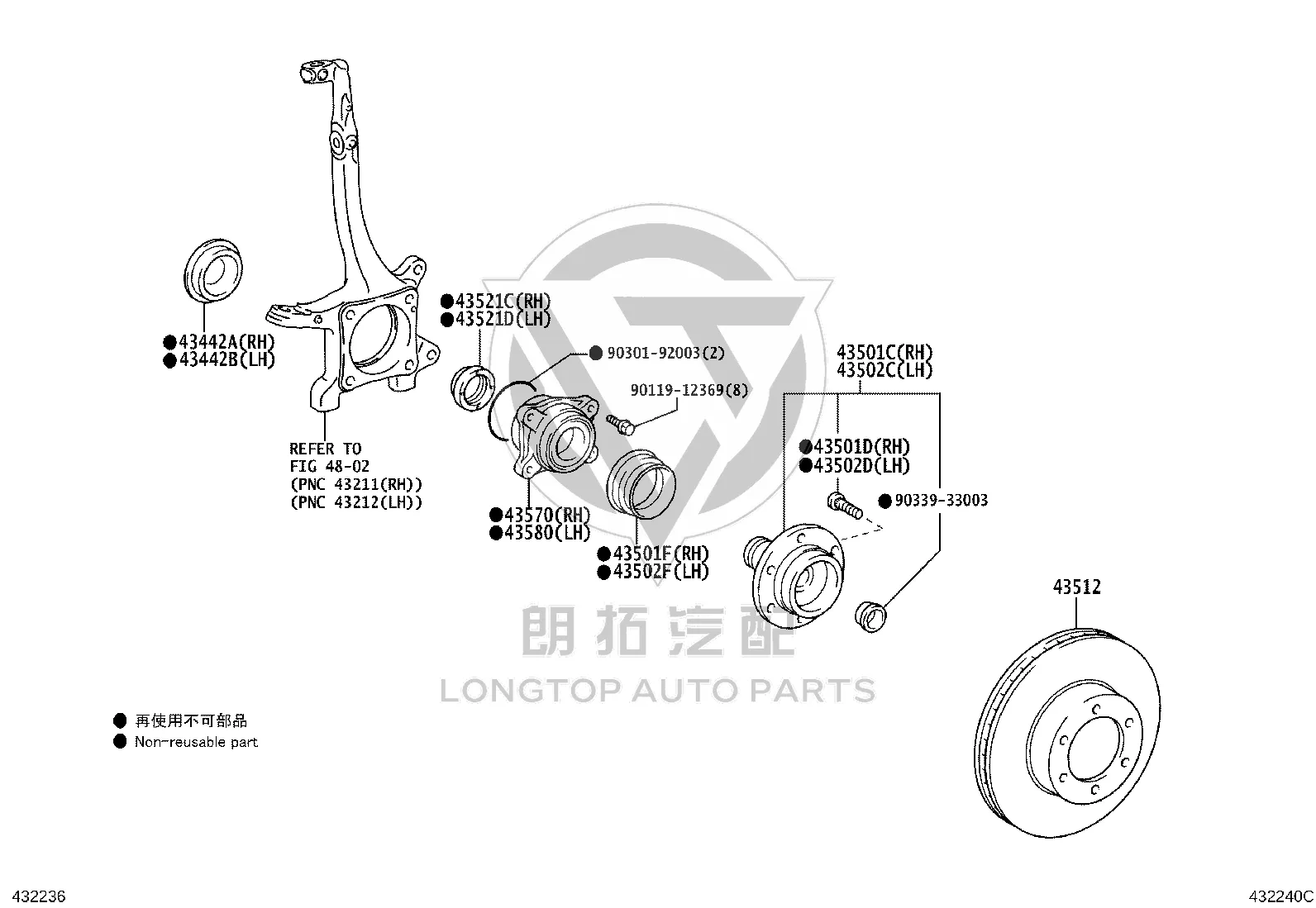 Front Wheel Oil Seal 90312-96001 for Toyota 4RUNNER
