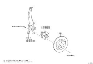 Front Wheel Hub Bearing Assembly 43550-30071 for Toyota Crown