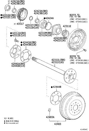 Rear Axle Bearing 90363-40071 for Toyota HIACE