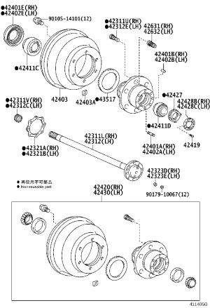 Rear Wheel Oil Seal 90310-58002 for Toyota DYNA