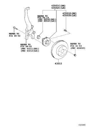Front Wheel Hub Bearing Assembly 43560-30010 for Toyota Mark X