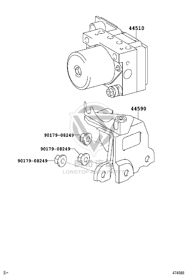 ABS Pump Assembly 44050-28310 for Toyota Previa