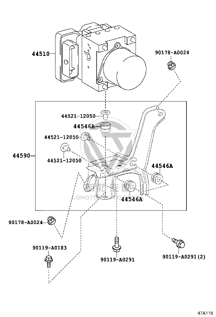 ABS Pump Assembly 44050-48320 for Toyota Highlander