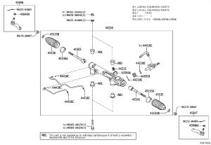 Steering Gear 44250-0C131 for Toyota Tundra