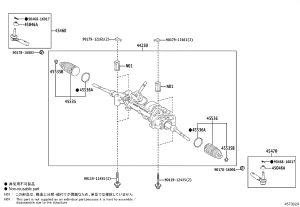Steering Gear 44250-50492 for Lexus LS500