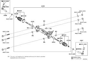 Steering Gear Outer Ball Joint (Left) 45046-69255 for Toyota Land Cruiser