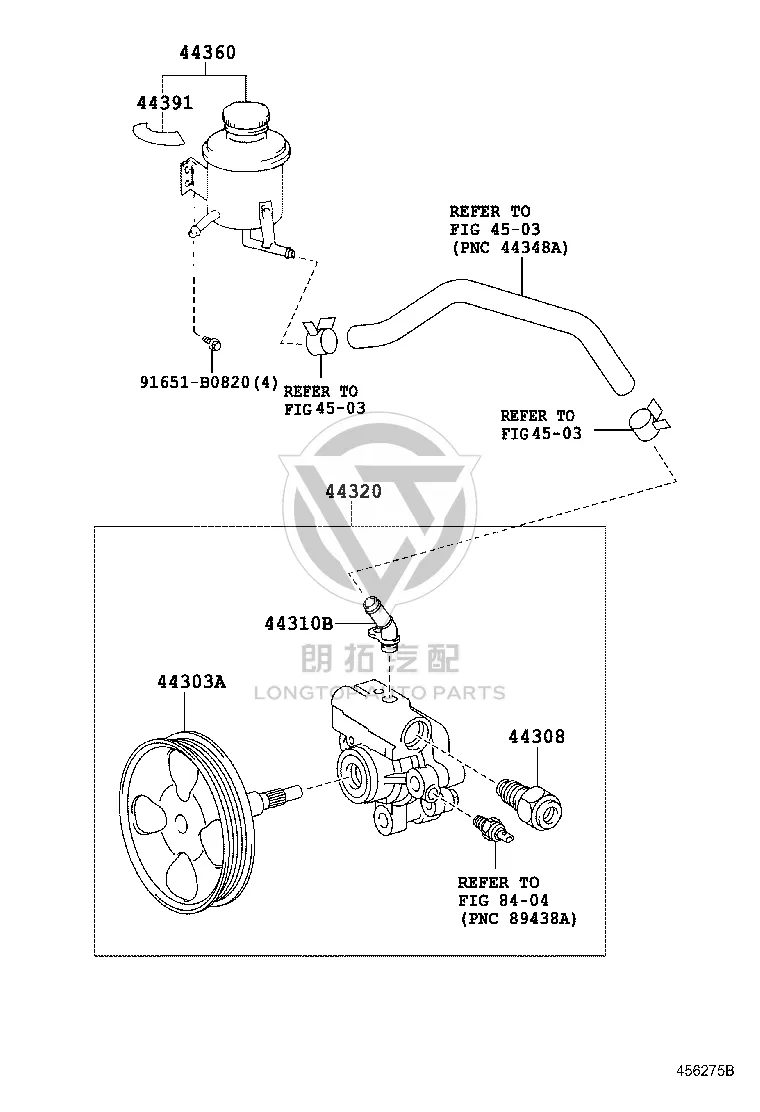 Steering Assist Pump 44310-36330 for Toyota Coaster
