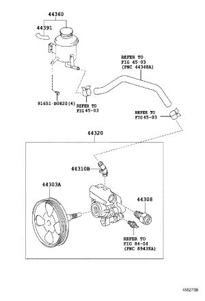 Steering Assist Pump 44310-36330 for Toyota Coaster