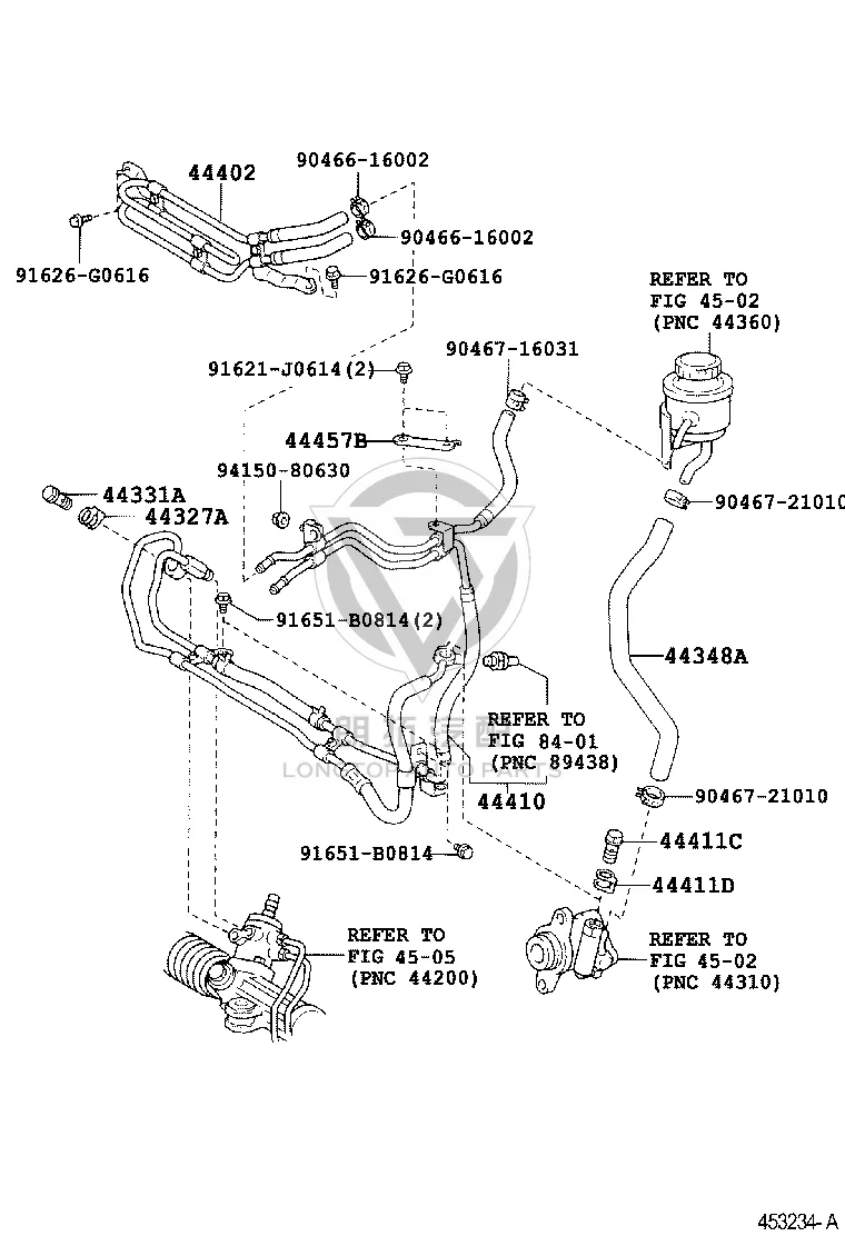 Power Steering Cooler 44402-60023 for Toyota Land Cruiser