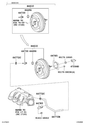 Brake Booster 44610-33771 for Lexus ES240