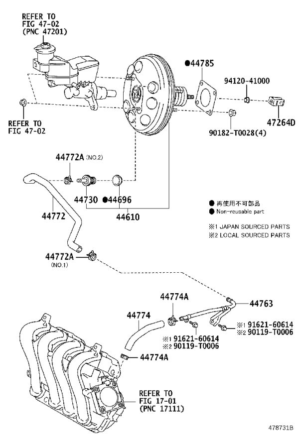 Snap Fastener 96133-41500 for Toyota 4RUNNER