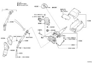 Steering String 4520A-28010 for Toyota Previa