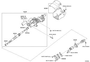 Steering Shaft 45210-33170 for Toyota Camry