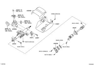 Steering Column Cover (Lower) 45025-33110 for Toyota Camry