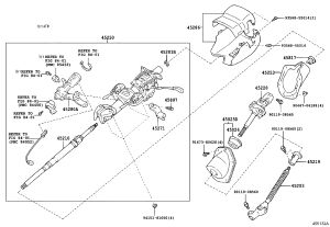 Steering Column Connecting Shaft 45203-35340 for Toyota FJ Cruiser