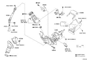 Steering Column Assembly 4520A-78020 for Lexus NX Series
