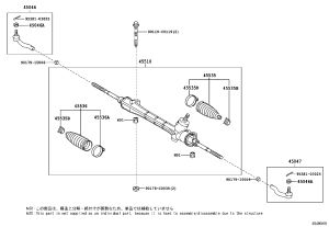 Steering Tie Rod End Right 45046-09591 for Toyota Corolla