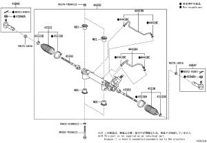 Steering Rack Inner Ball Joint 45503-0K130 for Toyota Fortuner