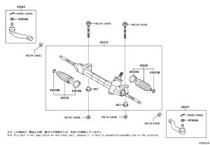 Steering Rack Outer Tie Rod End 45047-49135 for Toyota ZELAS