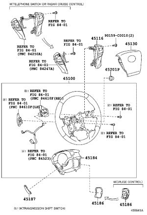 Driver Airbag 45130-0P020 for Toyota Reiz
