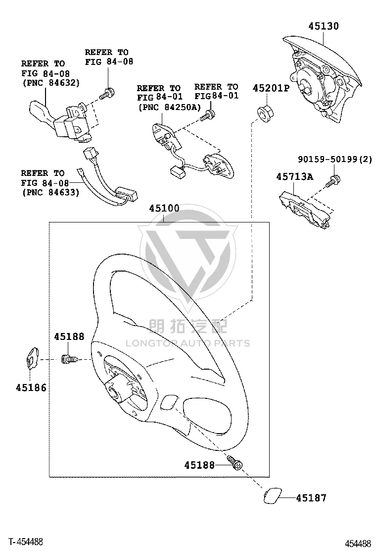 Steering Shock Absorber 45713-33200 for Lexus ES240